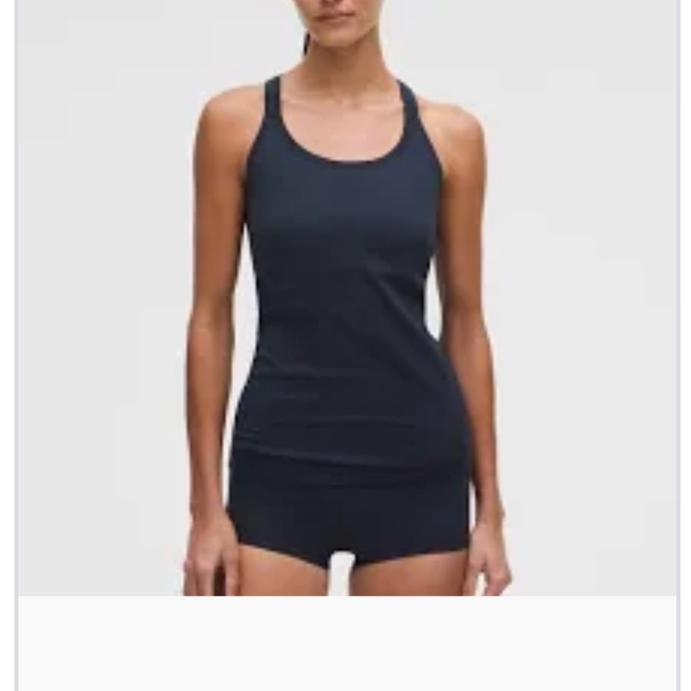 lululemon athletica Black Racerback Camisole